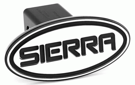 Mercedes  Universal Defenderworx Sierra Script Oval Billet Hitch Cover - Black - 33013