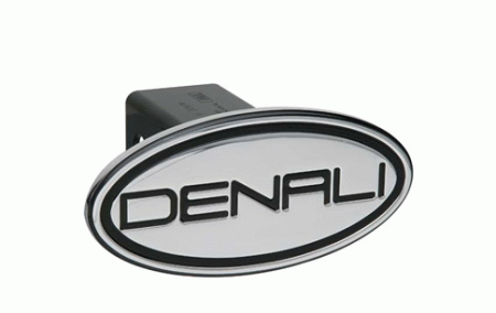 Mercedes  Universal Defenderworx Denali Script Oval Billet Hitch Cover - Black - 41003
