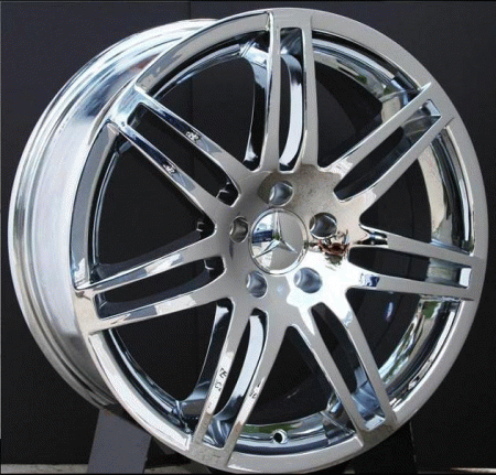 Mercedes  19 Inch 580 Chrome - 4 Wheel Set
