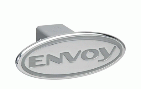 Mercedes  Universal Defenderworx Envoy Script Oval Billet Hitch Cover - Silver - 52014