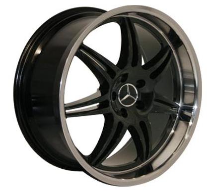 Mercedes  20 Inch BlackZ - 4 Wheel Set