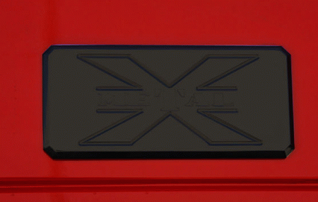 Mercedes  T-Rex X-Metal Series Body Side Badges - Black - 1PC - 6700011