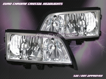 Mercedes  Chrome Crystal Headlights W202