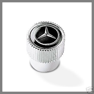 Mercedes  Black Mercedes Valve Caps