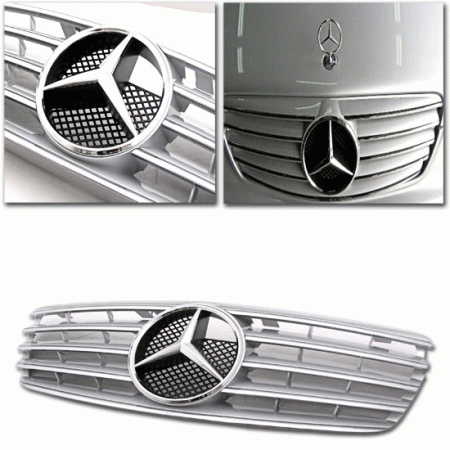 Mercedes  Silver AMG Style Grille