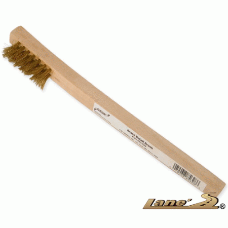 Mercedes  Lanes Brass Toothbrush-Style Detail Brush - 85-628