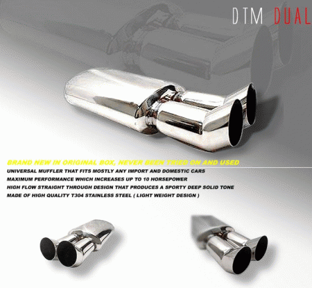 Mercedes  Option Racing DTM Dual Tip 3 inch 44-99115