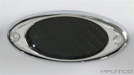 Mercedes  Universal Putco Oval Port Hole Accent with 6 Ports - Carbon Fiber - 925003