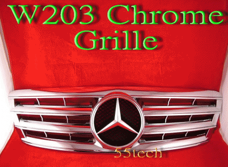 Mercedes  W203 Chrome Grille