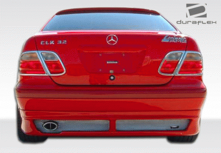 Mercedes  Mercedes-Benz CLK Duraflex R-1 Rear Lip Under Spoiler Air Dam - 1 Piece - 107072