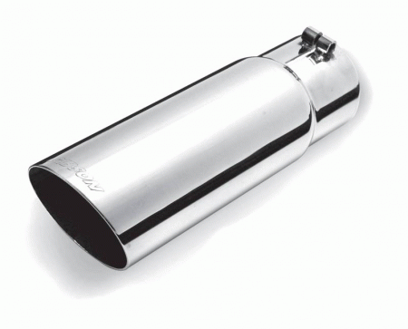 Mercedes  Gibson Stainless Single Wall Angle Exhaust Tip - 500380