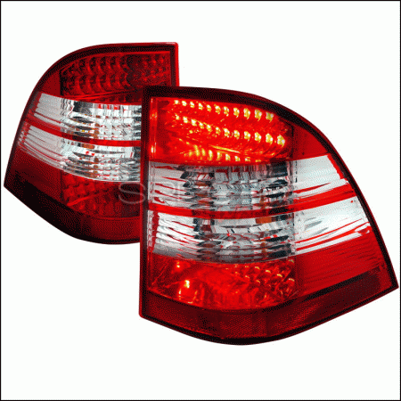 Mercedes  Mercedes-Benz ML Spec-D LED Taillight - Red & Clear - LT-BW16398RLED-APC