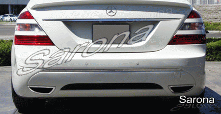 Mercedes  Mercedes-Benz S Class Sarona Rear Bumper - MB-003-RB