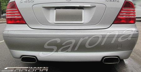 Mercedes  Mercedes-Benz S Class Sarona Rear Add-on Lip - MB-009-RA