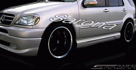 Mercedes  Mercedes-Benz ML Sarona Side Skirts - MB-045-SS