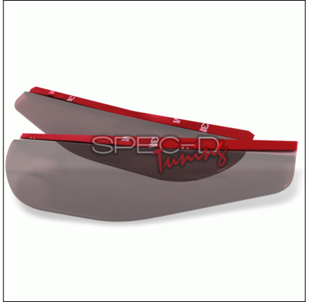 Mercedes  Universal Spec-D Side Mirror Visor Rain Board - Smoke - RMMV-UNVSM