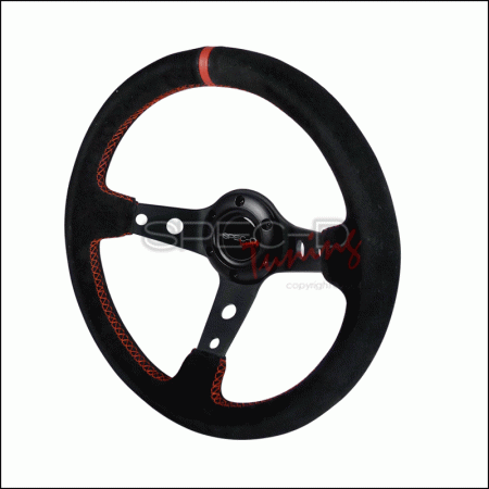 Mercedes  Universal Spec-D Deep Dish Steering Wheel - Suede - 330mm - SW-111RS-S-SD
