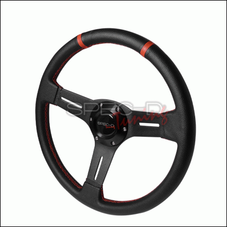 Mercedes  Universal Spec-D Dish Steering Wheel - PVC Leather - 340mm - SW-112RS-P-SD