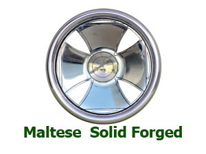 Mercedes  Hot Rod Deluxe Maltese Solid Full Wrap Billet Steering Wheel - SW-MALTESE-XX