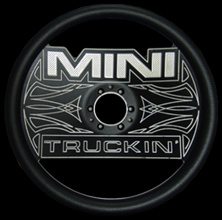 Mercedes  Hot Rod Deluxe Mini Truckin Full Wrap Billet Steering Wheel Steering Wheel - SW-MINITRUCKIN