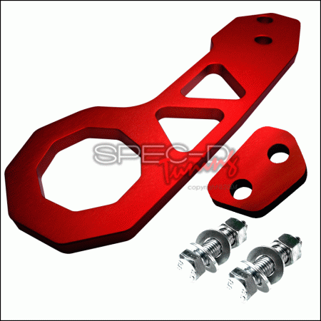Mercedes  Universal Spec-D 8001 Style Front Tow Hook - Red - TOW-8003RD