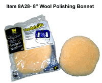 Mercedes  Lanes Wool Polishing Bonnet - 8 Inch - WEN8A28