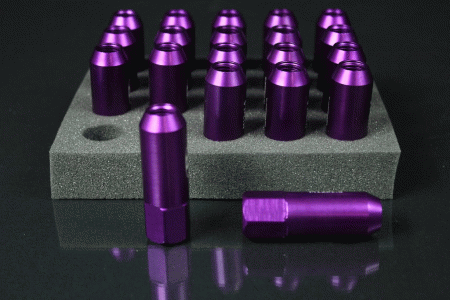 Mercedes  Purple Tuner Lug Nuts - 60mm