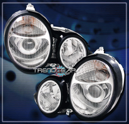 Mercedes  Chrome V2 Euro Pro Headlights