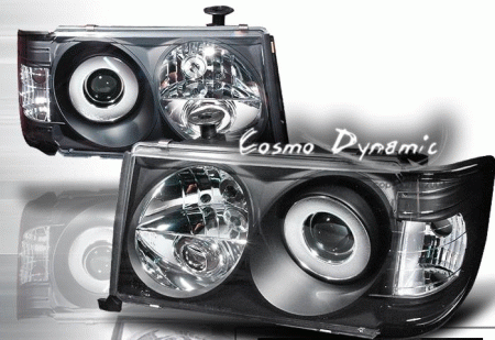 Mercedes  Black Pro Headlights - 300E 400E