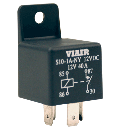 Mercedes  Viair 40-Amp Relay 12V with Molded Mounting Tab - 40A -12V - 93940