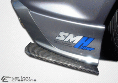 Mercedes  Universal Carbon Creations Rear Splitters - 2 Piece - 102900