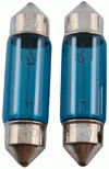 Universal Eurolite 3175 10W Single Filament Mini Bulb - Xenon Crystal White - Pair - 3175