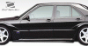 Mercedes-Benz C Class Duraflex Evo 2 Wide Body Side Skirts Rocker Panels - 2 Piece - 105370