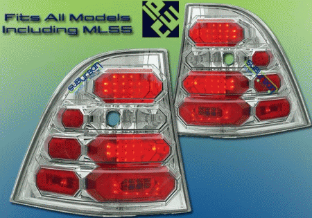 Mercedes  Crystal Clear Altezza LED Taillights