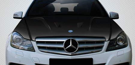 Mercedes  Mercedes-Benz C Class Carbon Creations Black Series Look Hood - 1 Piece - 112323