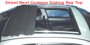 Mercedes  Sliding Ragtop 40 x 40 Inches