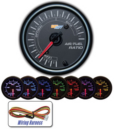 Mercedes  Universal Glow Shift 7 Color Air Fuel Gauge - Black - GS-C702
