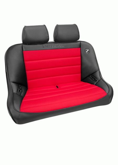 Mercedes  Corbeau Baja Bench Seat Black Vinyl Headrest - 40 Inch - HR01