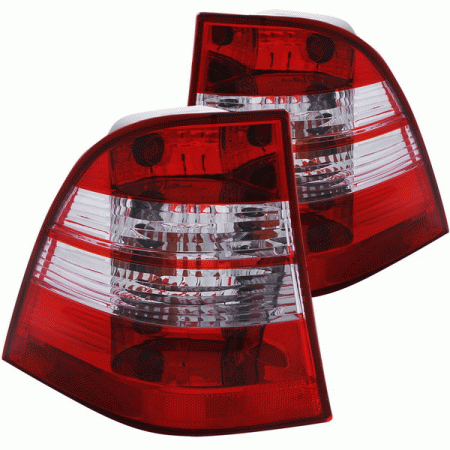 Mercedes  Mercedes-Benz ML Anzo Taillights with Chrome Housing - 221134