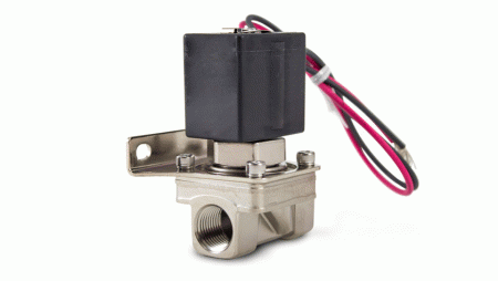 Mercedes  Universal Air Lift Nickel Plated 300 PSI Solenoid with Bracket - 24410