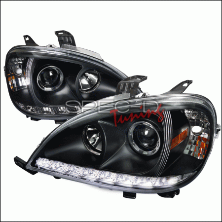 Mercedes  Mercedes-Benz ML Spec-D Projector Headlights - Black - 2LHP-BW16302JM-TM
