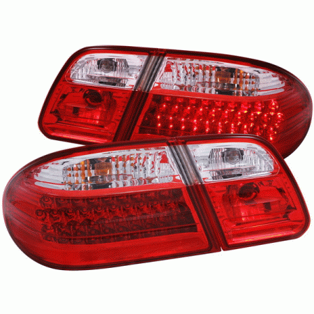 Mercedes  Mercedes-Benz E Class Anzo G2 LED Taillights with Red Housing - Clear Lens - 321114