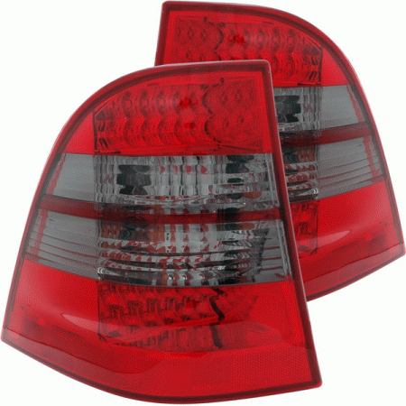 Mercedes  Mercedes-Benz ML Anzo LED Taillights with Red Housing - Smoke Lens - 321117