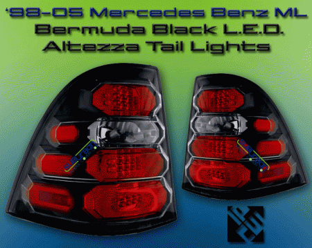 Mercedes  Black Altezza LED  Taillights