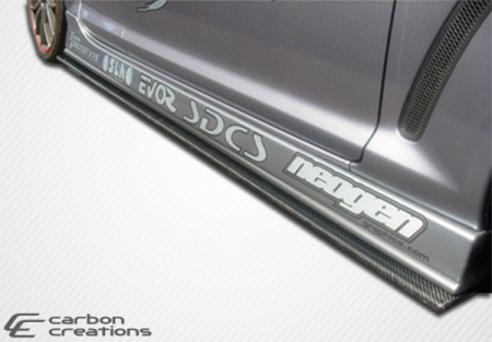 Mercedes  Universal Carbon Creations Side Skirt Splitters - 2 Piece - 102901