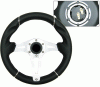 Universal 4 Car Option Steering Wheel - Technic 3 Black - 320mm - SW-94168-BK