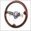 Universal Spec-D 350mm Wooden Steering Wheel - SW-112-W-SD