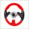 Universal Spec-D F16 Carbon Steering Wheel - 320mm - Black - SW-9410032-BKR