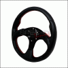 Universal Spec-D Type 2 Steering Wheel - 320mm - Black - SW-94150-BK-BS