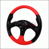 Universal Spec-D Type 2 Steering Wheel - 320mm - Black Red - SW-94150-BKR